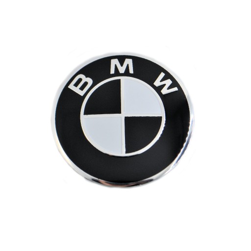 BMW 45mm Emblémový odznak ČIERNA na volante
