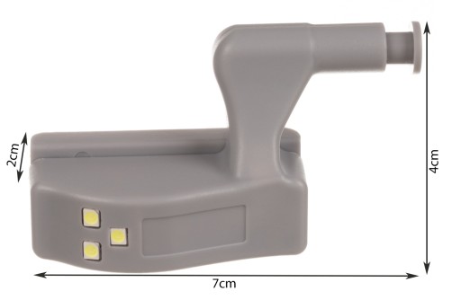 3 LED lampa do sklopnej skrinky