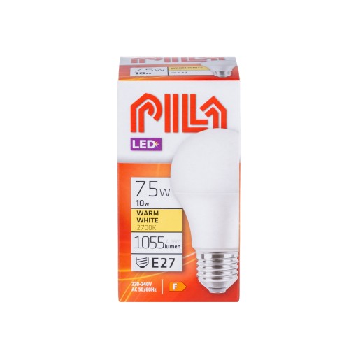PILA E27 LED žiarovka 10,5-75W A60 2700K FR ND