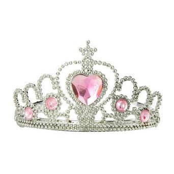 PRINCEZNÁ DIADÉMA S KRIŠTÁĽOVOU KORUNOU RUŽÍ
