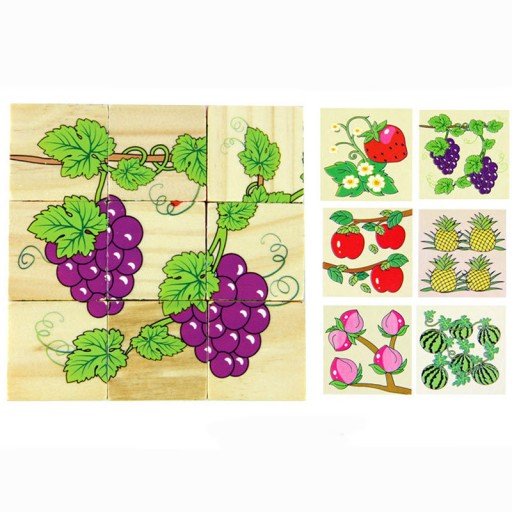 VZDELÁVACIE BLOKY DREVENÉ PUZZLE
