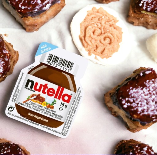 Čokoládová nátierka Nutella Ferrero na chlebíčky 15g na chlebíček