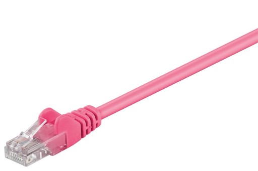 Sieťový kábel, CAT5e U/UTP, fialový 1 m