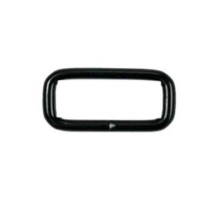 Kožený rám s pútkom 20/8mm Matt Black 10 ks