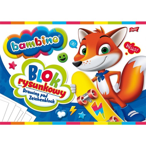 BAMBINO KRESLENIE, BIELY, 20 ŠKOLSKÝ LIST A4