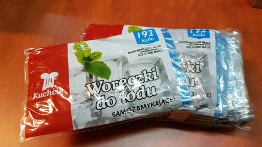 VEĽKÉ SAMOUZAVRÁVACIE vrecká na kocky ľadu