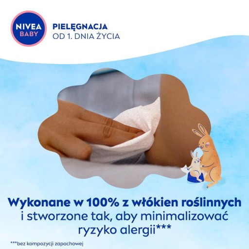 NIVEA Detské biologicky odbúrateľné obrúsky Toddies 57 ks