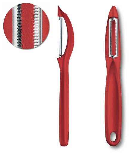Victorinox 7.6075.1, škrabka, obojstranne pohyblivá čepeľ, zúbkovaná