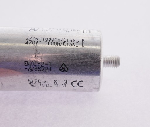 ARCOTRONICS MKP 10uF +-5% 470 V AC