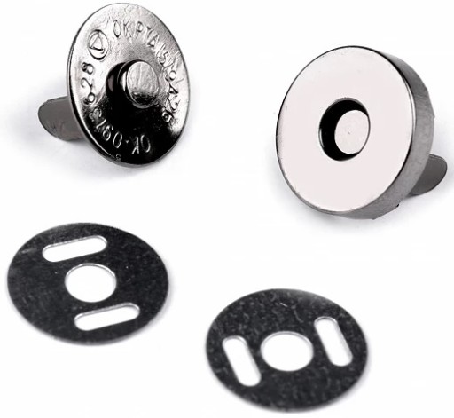 MAGNETICKÝ UZÁVER MAGNET NA TAŠKU 14mm 10 ks