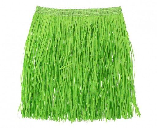 HAWAJSKÁ SUKŇA ZELENÁ 40 CM KRÁTKA HAWAII