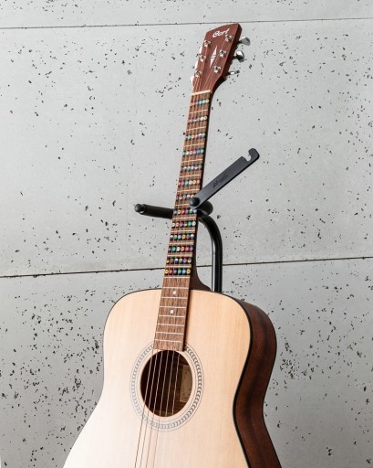 NÁLEPKY na NÁUČENIE SA HRA NA GITARE - na PREDNÁ GUITARA