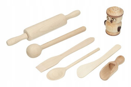 DREVENÁ SET, DETSKÝ SET MALÝ KUCHAR