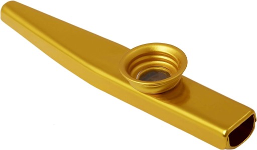 KOVOVÝ KAZOO - ZLATÝ