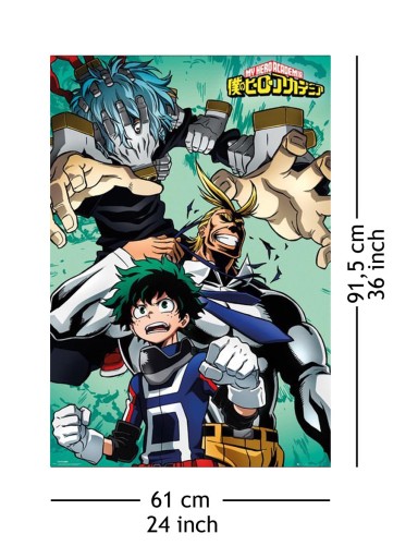 Anime plagát My Hero Academia Collage 61x91,5 cm