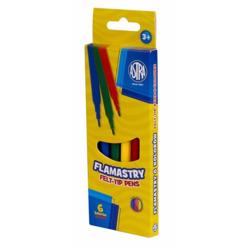 ASTRA fixky, fixky, fixky pre deti, 6 farieb