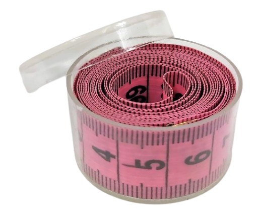 KRAJČÍRSKE MIERY 150CM PÁSKA V KRABIČKE KRAJČÍRSKY CENTIMETER