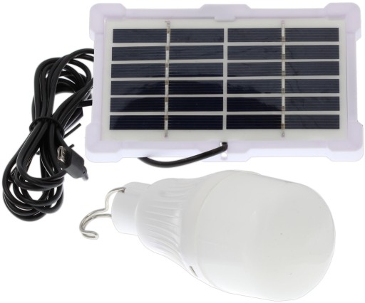 Solárna LED žiarovka Solárna kempingová lampa