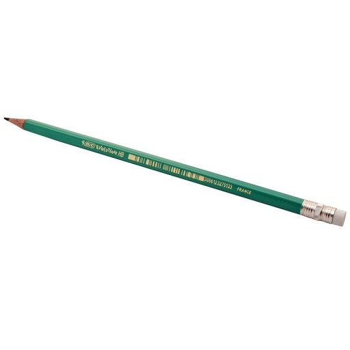 BIC EVOLUTION HB GUMA NA ceruzku ZELENÁ 3086123275133
