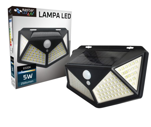 LED SOLÁRNA LAMPA SO SNÍMAČOM DO VONKAJŠEJ ZÁHRADY