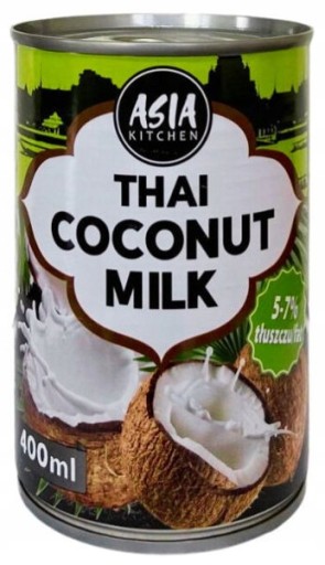 Mlieko kokosové mlieko 5-7% tuku light 400ml Asia Kitchen