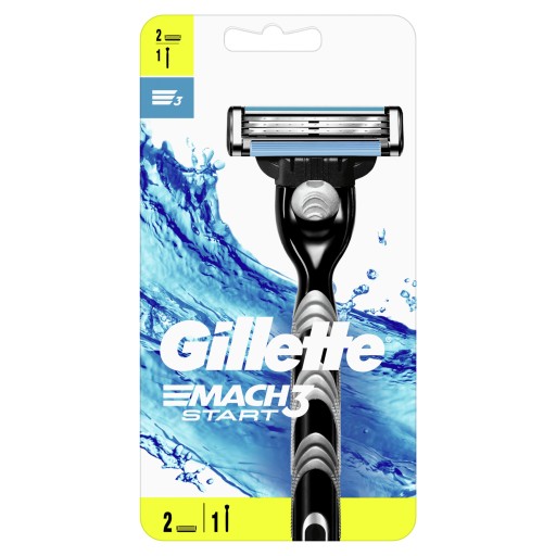 GILLETTE Mach Start 3 PÁNSKY holiaci strojček + 2 náboje