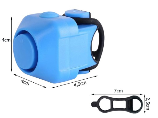 BIKE ZVONEK ELEKTRONICKÝ HLASITÝ BIKE HORN 130 dB