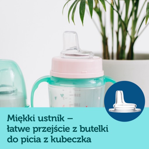 CANPOL BABIES silikónový tréningový pohár 240ml