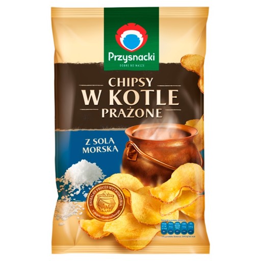 Przysnacki Chips v kotlíku s morskou soľou 125 g