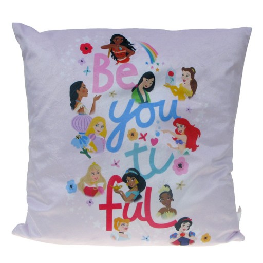 DISNEY PRINCESSES obliečka na vankúš Jasiek 40x40 zamat VELVET