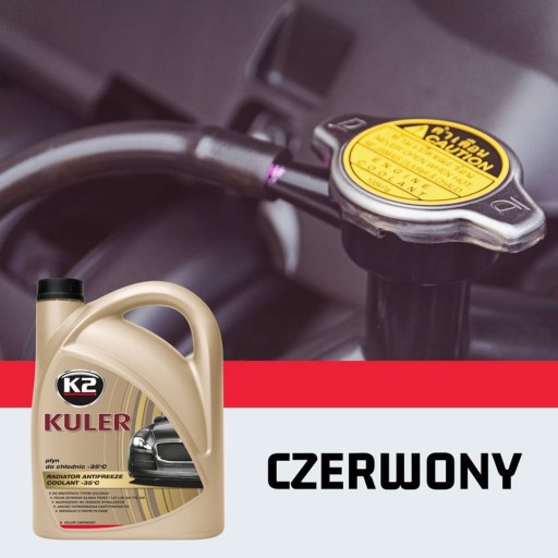 K2 KULER KVAPALINA RADIÁTOROV G12/G12+ ČERVENÁ -35 4L