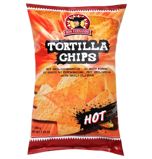 Tortilla chipsy s príchuťou chilli Don Fernando 200g