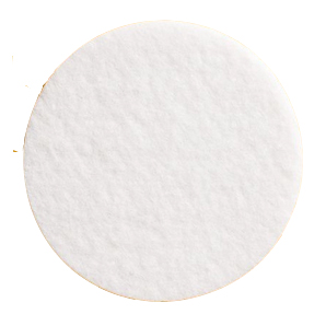 Plstené podložky NA NÁBYTOK, biely kruh x 1, 70 mm