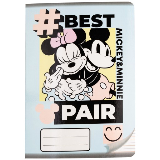 FAREBNÁ 3-RIADKOVÁ ŠKOLSKÁ KNIHA A5 16 strán MINNIE