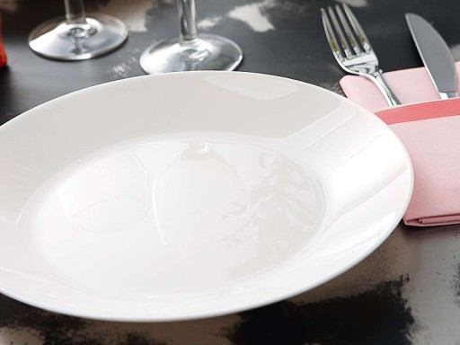 Jedálenský tanier 25 cm biely ZELIE ARCOPAL