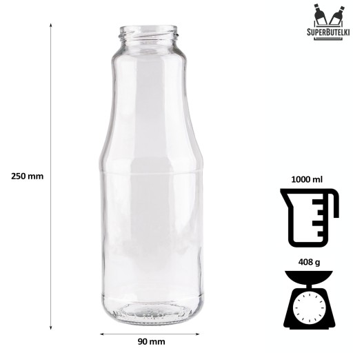 5x FĽAŠA ŠŤAVU 1000ml S viečkom na LIKERY FĽAŠE ŠŤAVU