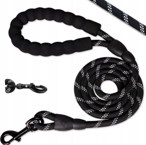 SILNÉ HRUBÉ ODOLNÉ VODÍTKO PRE SILNÝCH PSOV, REFLEXNÉ VODÍTKO 150cm