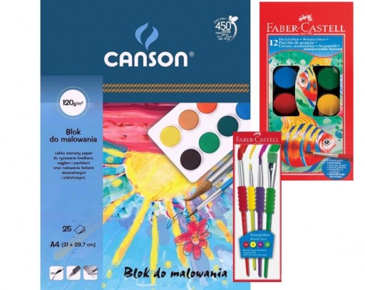 Canson maliarsky blok A4, 120 g, 25 listov