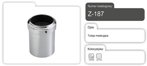 DEKORATÍVNY MASKOVACÍ NÁVOD CHROMOVÝ Z-187/C AMIX FI 51