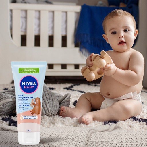 NIVEA BABY Krém pre deti, dojčatá, starostlivosť o tvár, ruky a telo, 100 ml