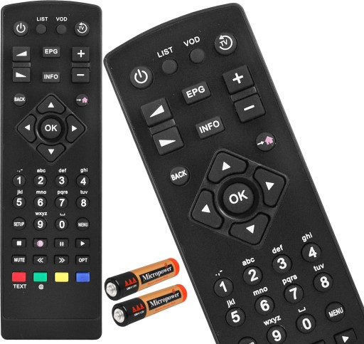 UNIVERSAL REMOTE NC+ X1 nBOX nBOX RECORDER mediaBOX BATERIE ZDARMA