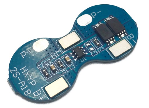 Batérie BMS 2S 4A Li-ion 2 18650
