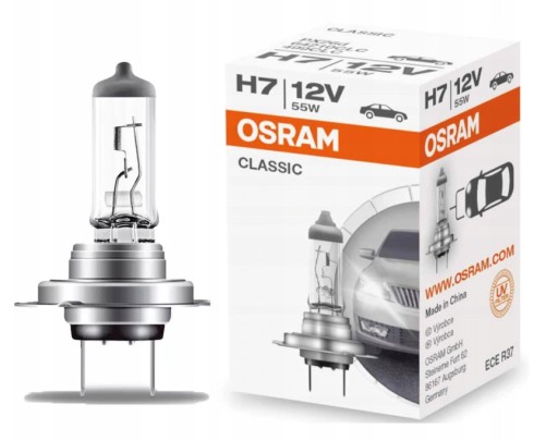 VÝKONNÁ OSRAM H7 halogénová žiarovka 12V 55W PX26d