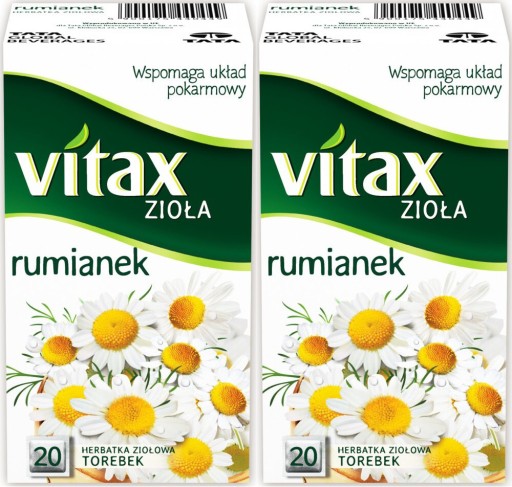 Vitax harmančekový bylinkový čaj 20ks 1,5g x2