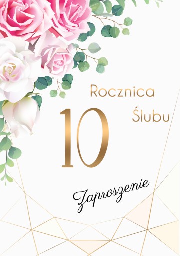 POZVÁNKA NA SVADOBNÉ VÝROČIE - Kvetinové šialenstvo
