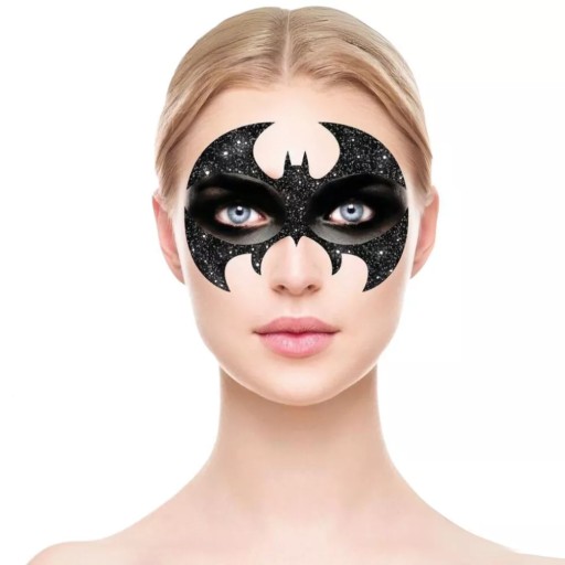 Maska na tvár Batman, trblietky, 20 cm
