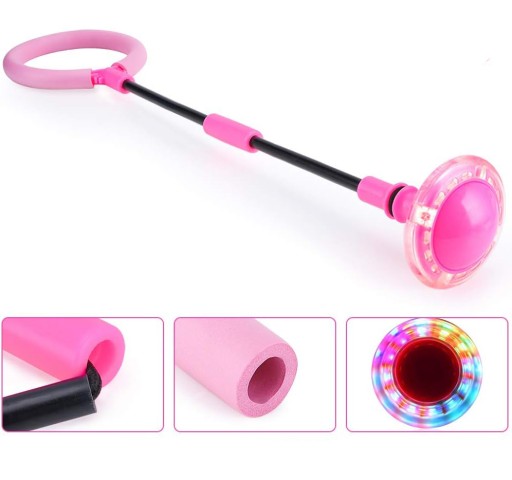 HULA HOP ŠVIHÁK NA NOHY S OSVETĽOVACÍMI LED