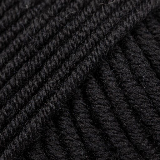 Priadza Drops Big Merino 04 Black