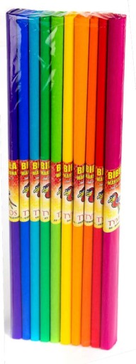 Titánový hodvábny papier MIX farieb 10 ks SPECTRUM 107831