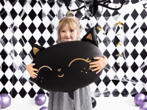 Fóliový balón CAT KOTEK čierny 48 cm na HEL